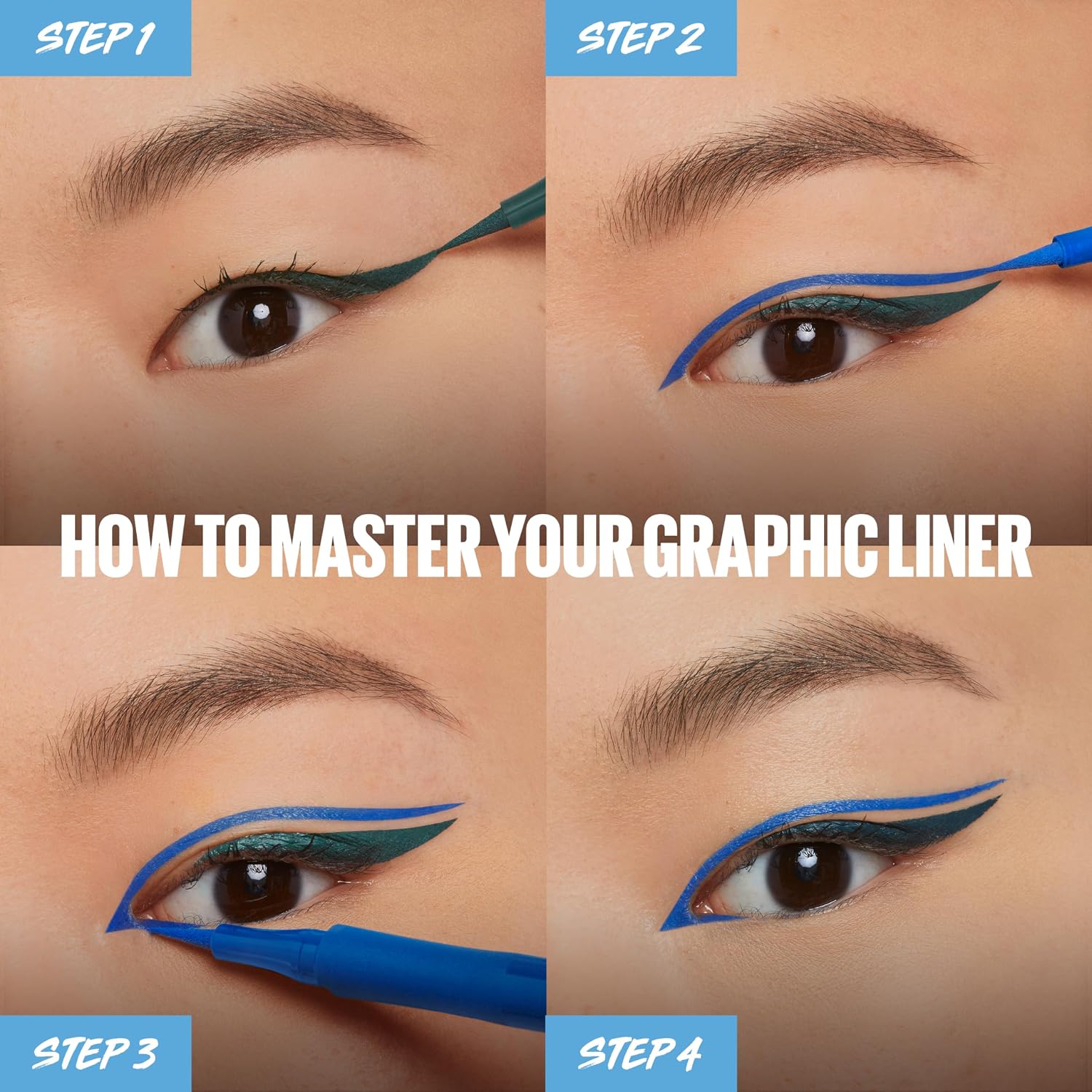 Maybelline Eyestudio Master Precise All Day Waterproof Liquid Eyeliner Makeup, Black, 1 Count (Packaging May Vary)