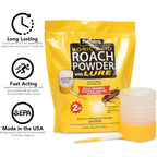 Harris Boric Acid Roach And Silverfish Killer Powder W/Lure, Powder Duster Included In The Bag (32Oz)