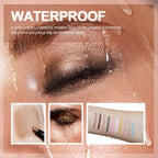 Chifure Eyeshadow Stick, Shimmer And Matte Cream Eye Shadow Brightener Sticks Eyeliner Pencil Crayon, Waterproof Long Lasting Eye Highlighter Stick Makeup,0.056 Oz(#4-Bottle Green)