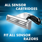 Gillette Sensor Excel Men's Razor Blade Refills, 30 Count
