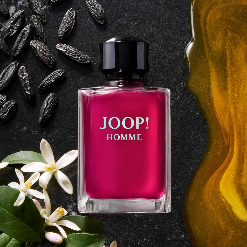 Joop! Homme Eau de Toilette – Ambery Men's Cologne – With Notes of Cinnamon, Jasmine, Vanilla & Sandalwood – Luxury Perfumes for Men – Long Lasting Fragrance
