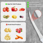 Tomato Knife 3Rd Gen 2-Pack, Serrated Stainless Steel Blade, Ergonomic Handle, Precise Cuts For Tomatoes/Fruits/Veggies (White)