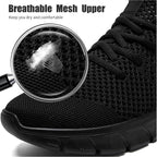 Mens Running Shoes Slip On Tennis Walking Sneakers Workout Athletic Lightweight Casual Sport Shoes