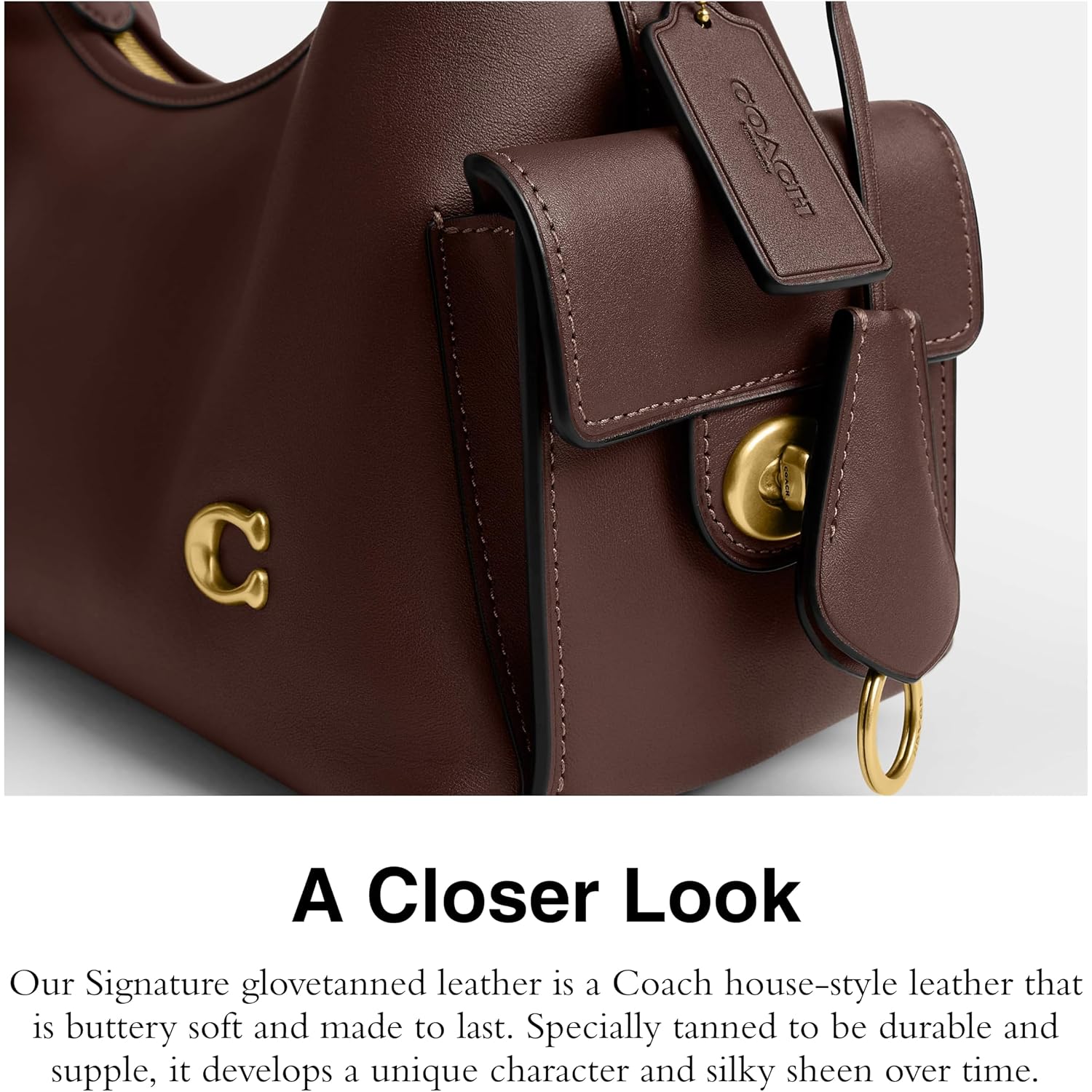 Coach Women’S Pocket Juliet Bag 30