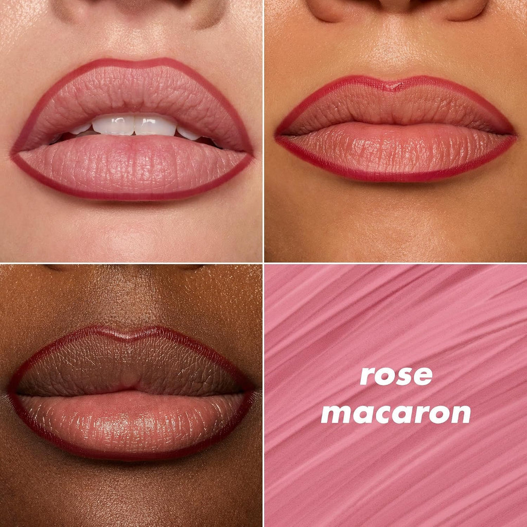 E.L.F. Main Stain Lip Marker, Lip Stain Lip Liner, Define, Contour & Fill For Long-Lasting & Transfer-Resistant Color, Vegan & Cruelty-Free, Rose Macaron