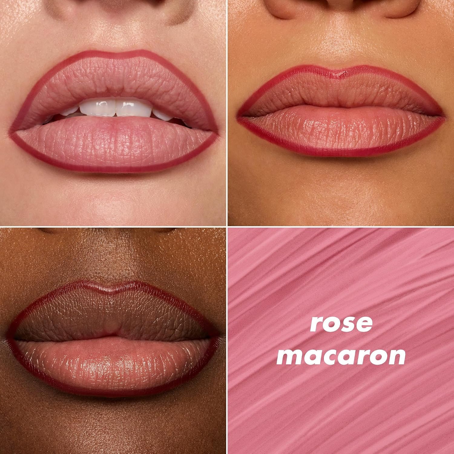E.L.F. Main Stain Lip Marker, Lip Stain Lip Liner, Define, Contour & Fill For Long-Lasting & Transfer-Resistant Color, Vegan & Cruelty-Free, Rose Macaron