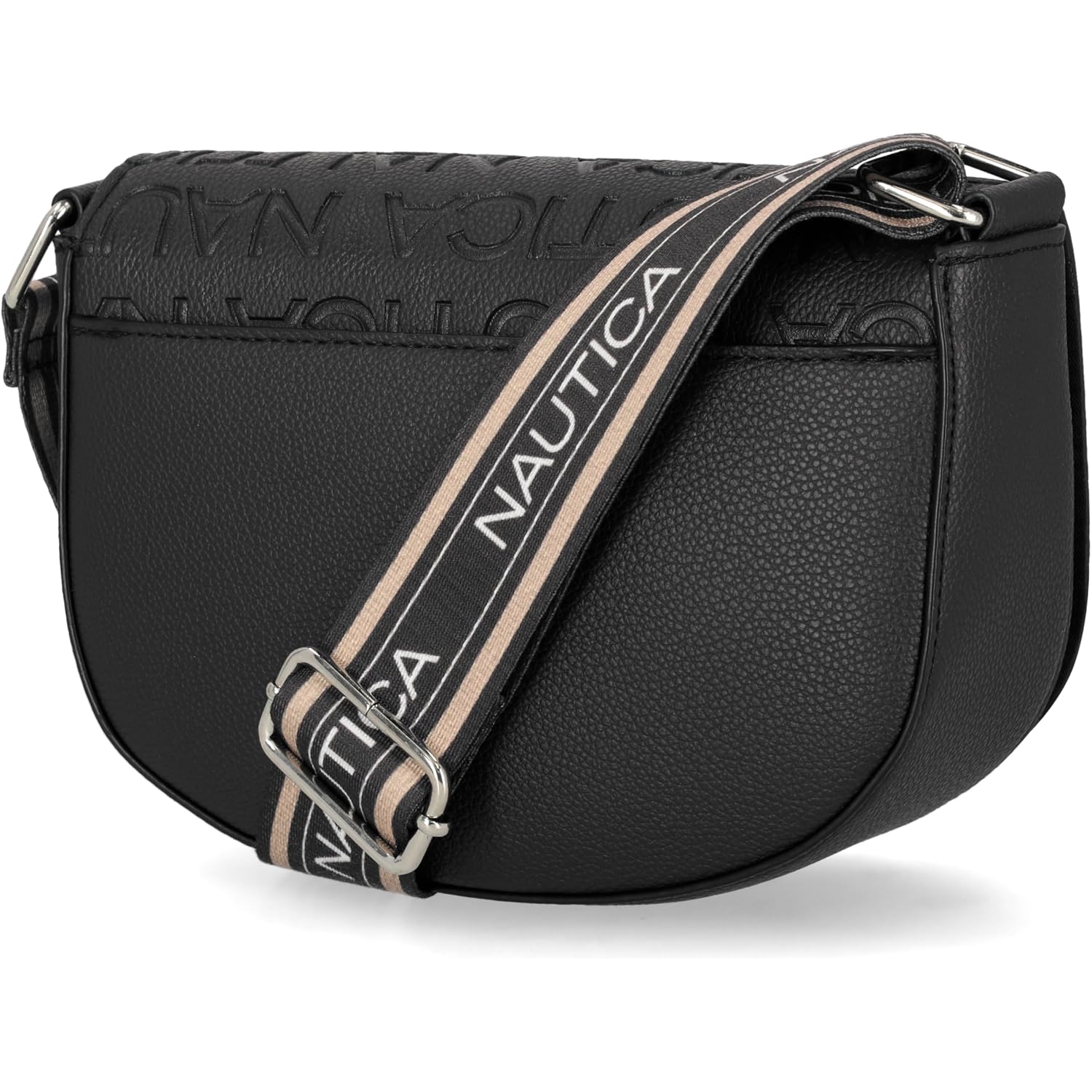Nautica Delray Flap Crossbody Purse Womens Shoulder Bag, Magnetic Snap Closure Pocket, Small Travel Handbag, Adjustable Strap