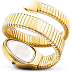 Mastop Snake Face Watch For Women 5.9-7.1In Snake Shape Face Women Watches Ladies Watches Waterproof Steel Dainty Dress Female Wrist Watches Relogio Feminino