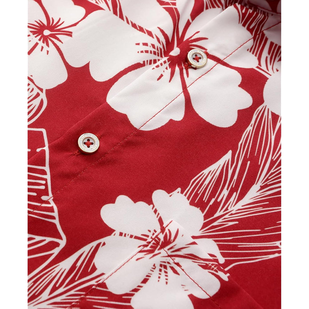 Kyku Hawaiian Shirt For Men: Beach Vacation Summer Short Sleeve Button Down Mens Shirts Casual Stylish