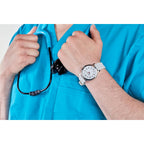 Speidel Original Scrub Watch™ For Nurse, Medical Professionals And Students – Various Medical Scrub Colors, Easy Read Dial, Military Time With Second Hand, Silicone Band, Water Resistant