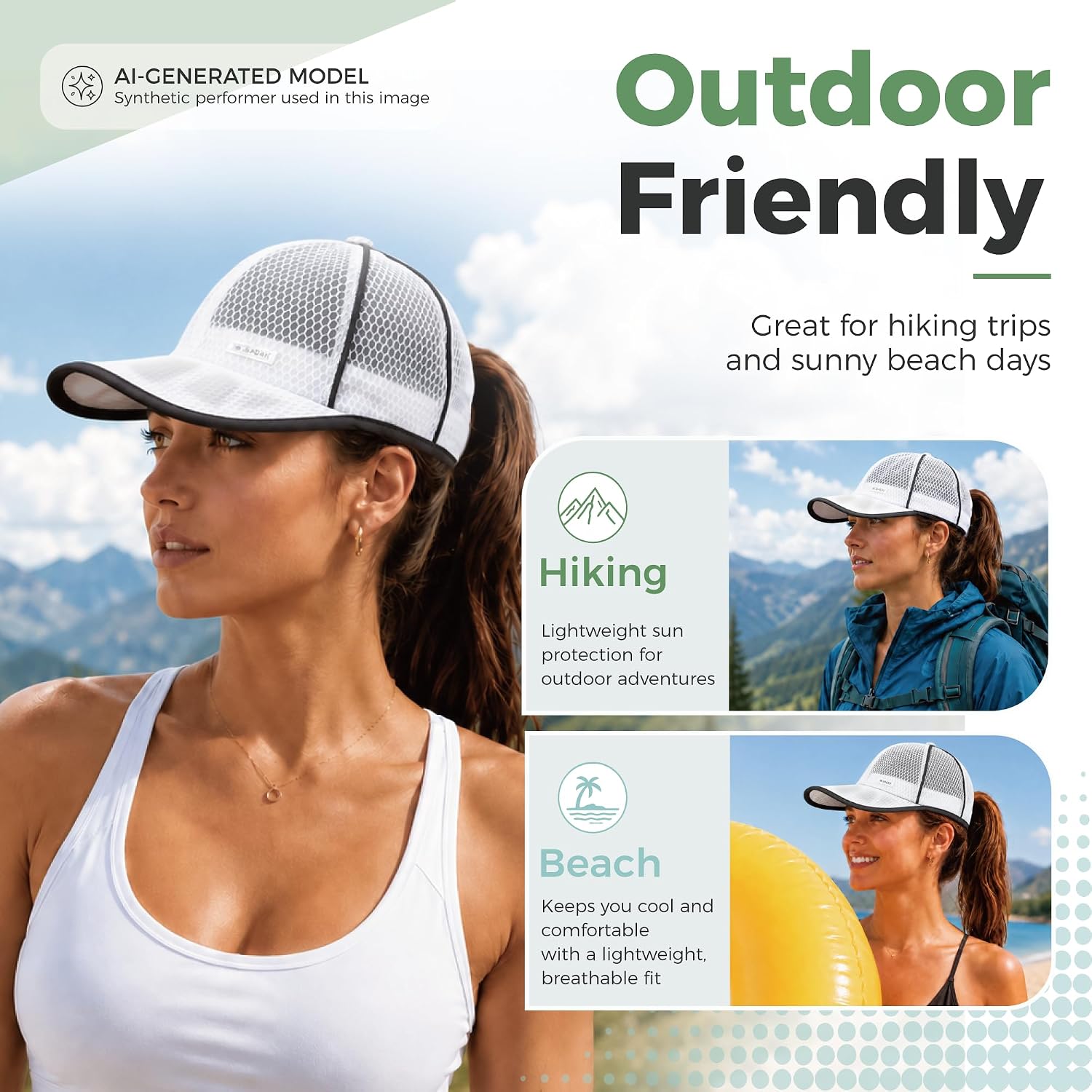 Unisex Breathable Quick Dry Mesh Baseball Cap Running Hat