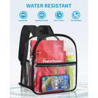 Clear Backpack Stadium Approved, 12X10.5X6 Inches Clear School Bag | 0.4Mm Thickened Pvc, Wider Shoulder Straps, Small Clear Bag For Stadium Events, School, Concert, Work, Festival