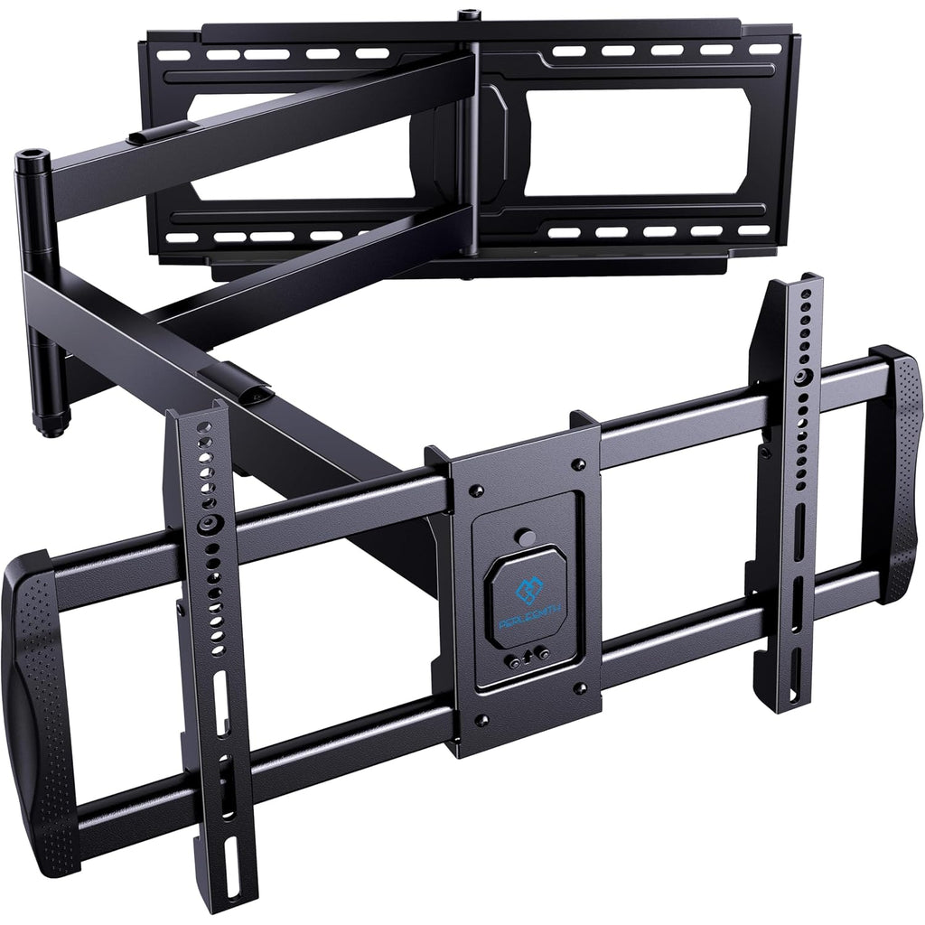 Perlesmith Long Arm Tv Wall Mount For 42-90 Inch Tvs, Full Motion Tv Mount With 42.72 Inch Extension Articulating Arm Swivel And Tilt, Max Vesa 800X400Mm, Holds Up To 150 Lbs, 16”,18”, 24” Studs