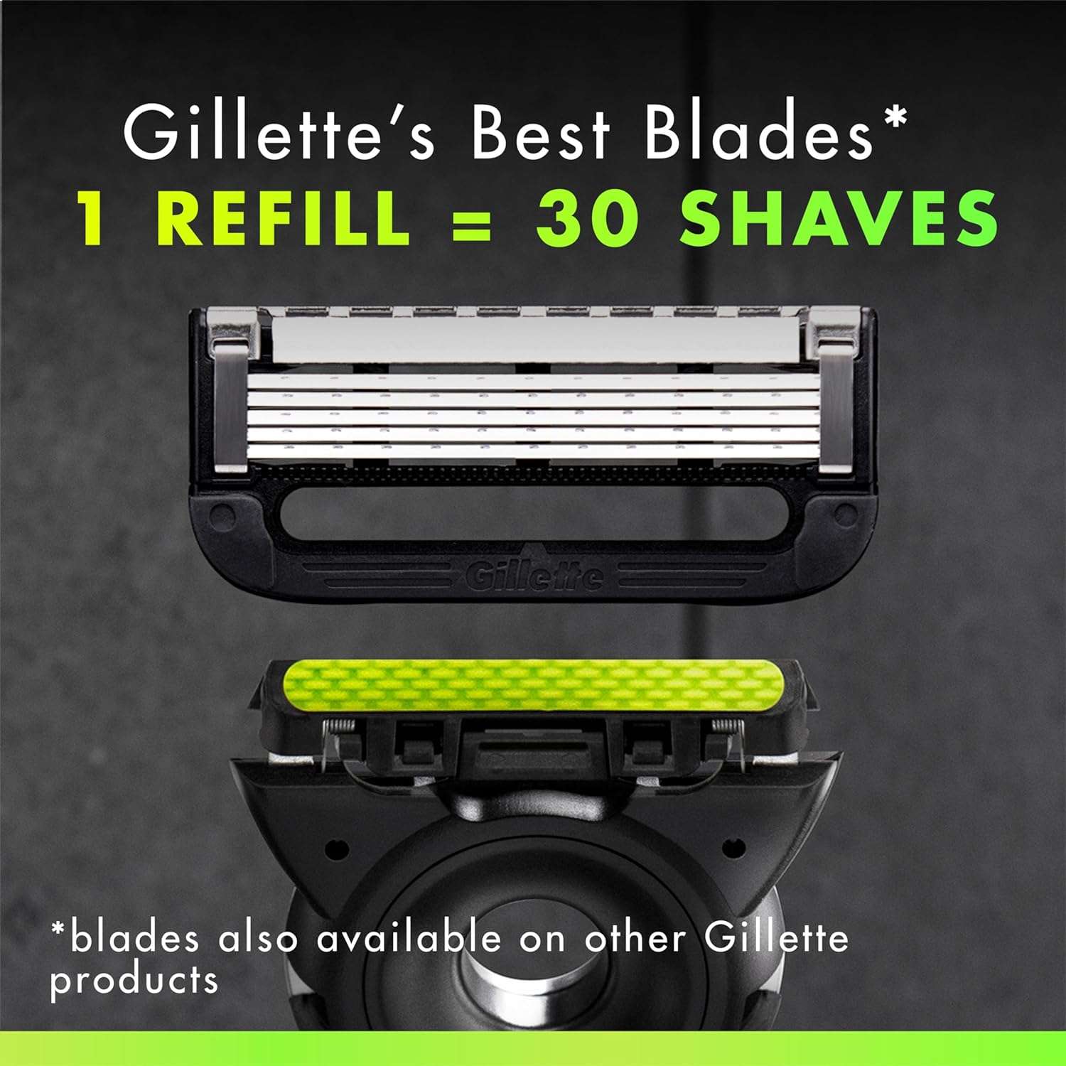 GilletteLabs Shaving Razor Blade Refills for Men, 12 Count