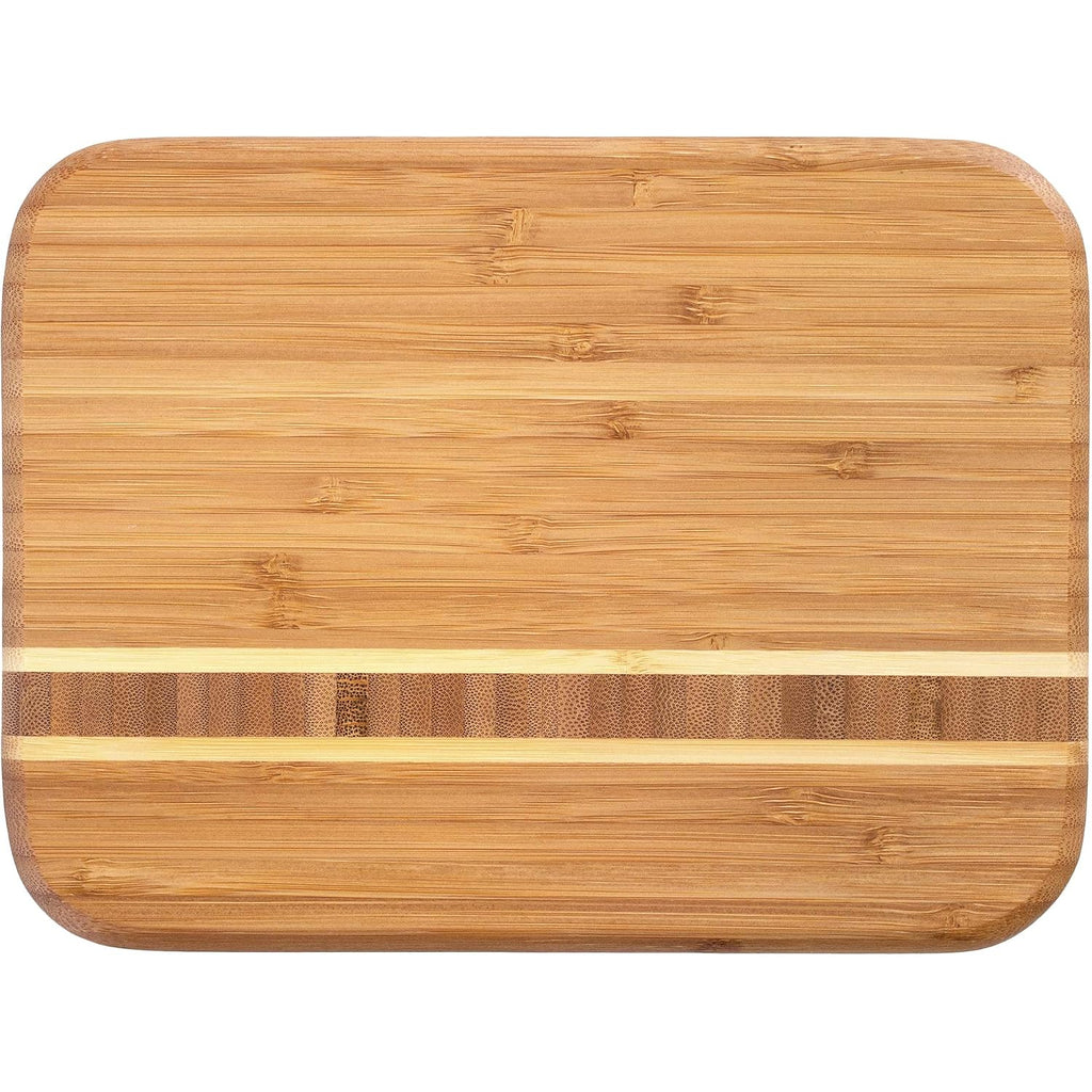 Totally Bamboo Barbados Bamboo Wood Cutting Board, 9" X 6.5"