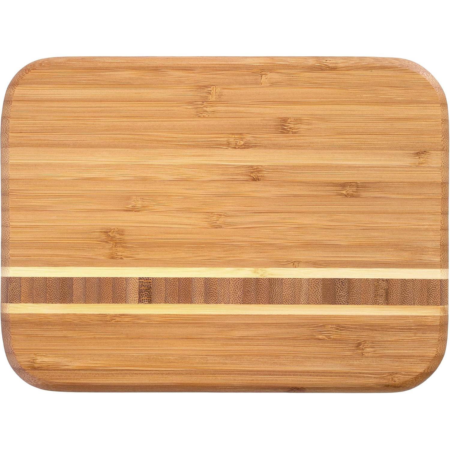 Totally Bamboo Barbados Bamboo Wood Cutting Board, 9" X 6.5"