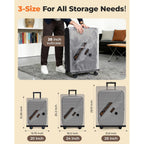 Bagsmart Travel Vacuum Bags For Suitcase & Home, 18 Pack With Wireless Pump | Cordless Pump, Triple-Seal Leak-Proof, 18-Pack 3 Sizes, For Suitcase & Home, With Toiletry Shoe & Laundry Bags