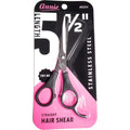 Annie Professional Stainless Steel Hair Cutting Shears – 5.5 Inch Sharp Barber Scissors For Men Women & Kids – Ergonomic Salon Hairdressing Scissors With Finger Rest – Silver