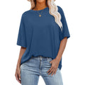 Anrabess Womens Tops Oversized T Shirts | Short Sleeve Crew Neck, Summer Basic Tee Shirt, Casual Loose Fit, Trendy Fashion Clothes, Going Out Outfits, Work & Travel