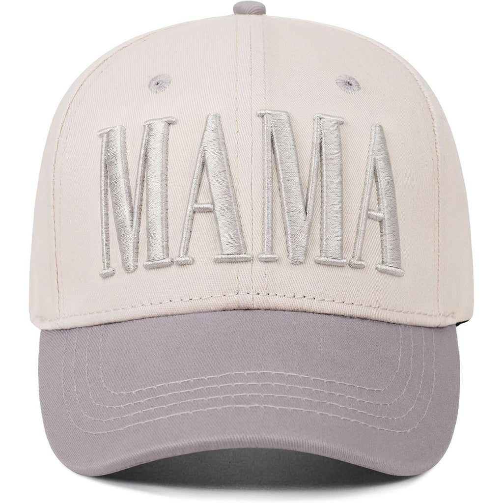Womens Mama Trucker Hat, Vintage Embroidered Mom Baseball Cap, Trendy New Mama Gifts For Women