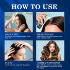 5% Minoxidil Hair Growth for Men and Women: Regrowth Topical Solution for Beard Spray Kit - Extra Strength Treatment with Minoxidil and Biotin for Hair loss & Thinning to Grow Thicker Serum - 2PCS