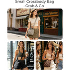 Bagsmart Crossbody Bags For Women, Lightweight Purses For Women, Quilted Puffer Tote Handbags For Daily Use,Shop,Travel