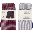 Falari 4-Pack Men'S Boxer Underwear, 100% Cotton, Premium Quality, One-Button Fly