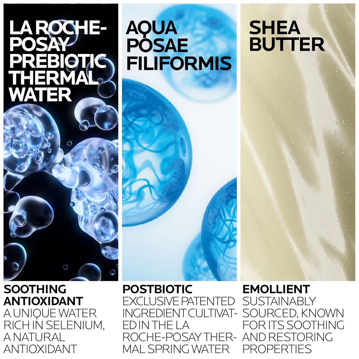 La Roche-Posay Lipikar Ap+ Gentle Foaming Moisturizing Wash, Shea Butter + Niacinamide + Glycerin, Moisturizing Body Wash For Dry Skin, National Eczema Association Accepted, Dermatologist Tested