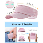 Sport Sun-Visor Hat Men Women Summer Uv Protection, Lightweight Cooling Golf Running Tennis Sweat-Band Cap