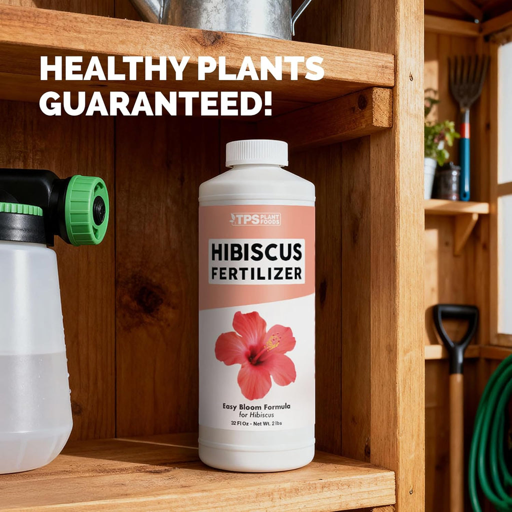 Hibiscus Fertilizer – Liquid Plant Food For More Blooms, Vibrant Color & Healthy Tropical Growth, 8 Oz