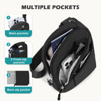 Anti Theft Crossbody Bags For Women Men, Small Sling Crossbody Bag Travel Purse Shoulder Wallet With Rfid Blocking