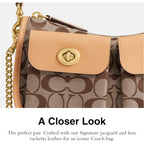 COACH Twin Turnlock Waverly Bag