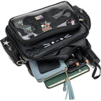 Kawaii Cat Ita Bag Crossbody Shoulder Backpack With Insert Pin Display | Protect Dolls & Enamel Pins, For Daily Trips And Kpop Concert Outings