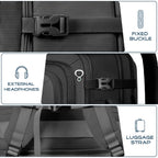 Travel Backpack, Expandable Carry On Backpack For Men, Tsa 17.3 Inch Laptop Bag Flight Approved, Lightweight Business Luggage Bag, Travel Gifts For Men Women, Black