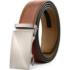 Chaoren Mens Belt Leather Ratchet Belt - Customizable Fit, Effortless Style (35Mm)