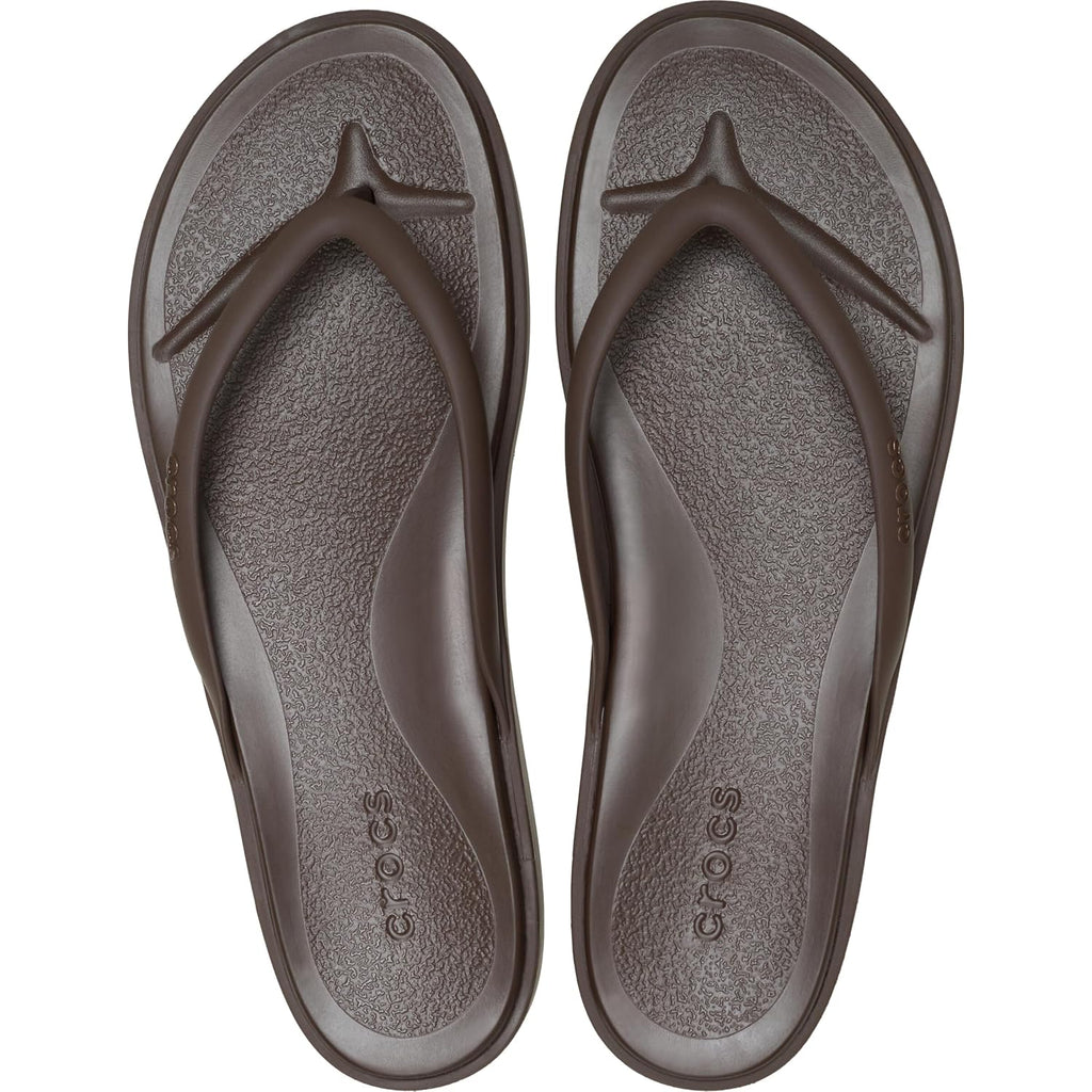 Crocs Women'S Miami Round Toe Flip Flops | Flexible Straps | 360 Degree Comfort | Croslite Foam Footbed