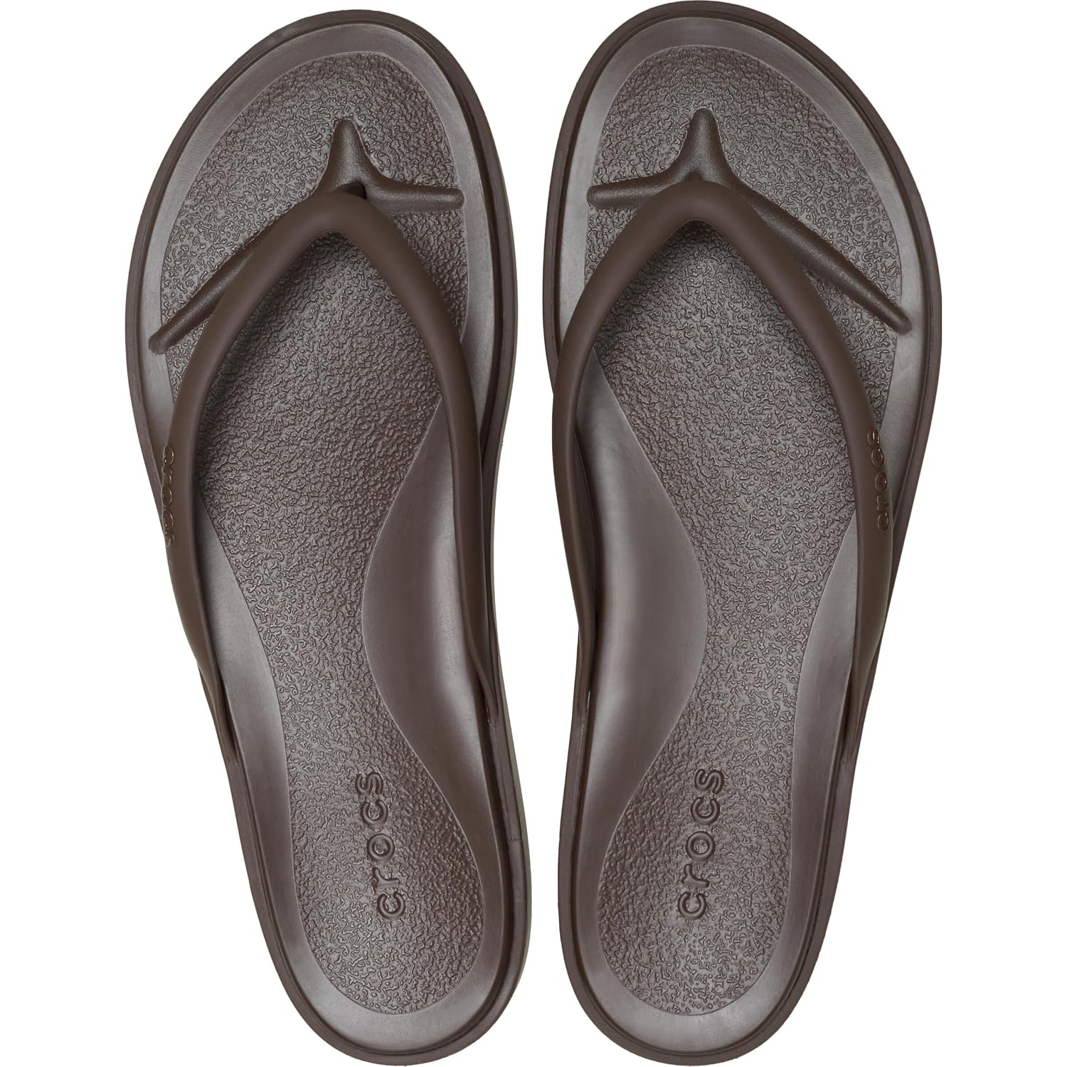 Crocs Women'S Miami Round Toe Flip Flops | Flexible Straps | 360 Degree Comfort | Croslite Foam Footbed