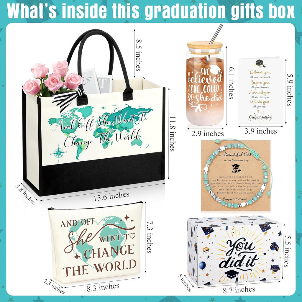 Graduation Gifts for Women Her 2026, College High School 5th 8th Grade Graduation Gifts for Women Her, Class of 2026 Graduate Gift Basket