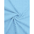 Rosriss Womens Summer Plus Size Tank Tops Embroidery Scoop Neck Spaghetti Strap Camisoles Sleeveless Eyelet Shirts Xl-5Xl