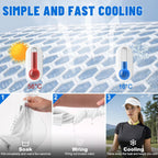 Sukeen Cooling Stretchy Visor Free Size Cool Hat with UV Protection Brim Peak Vizor for Golf,Tennis,Cycling,Running