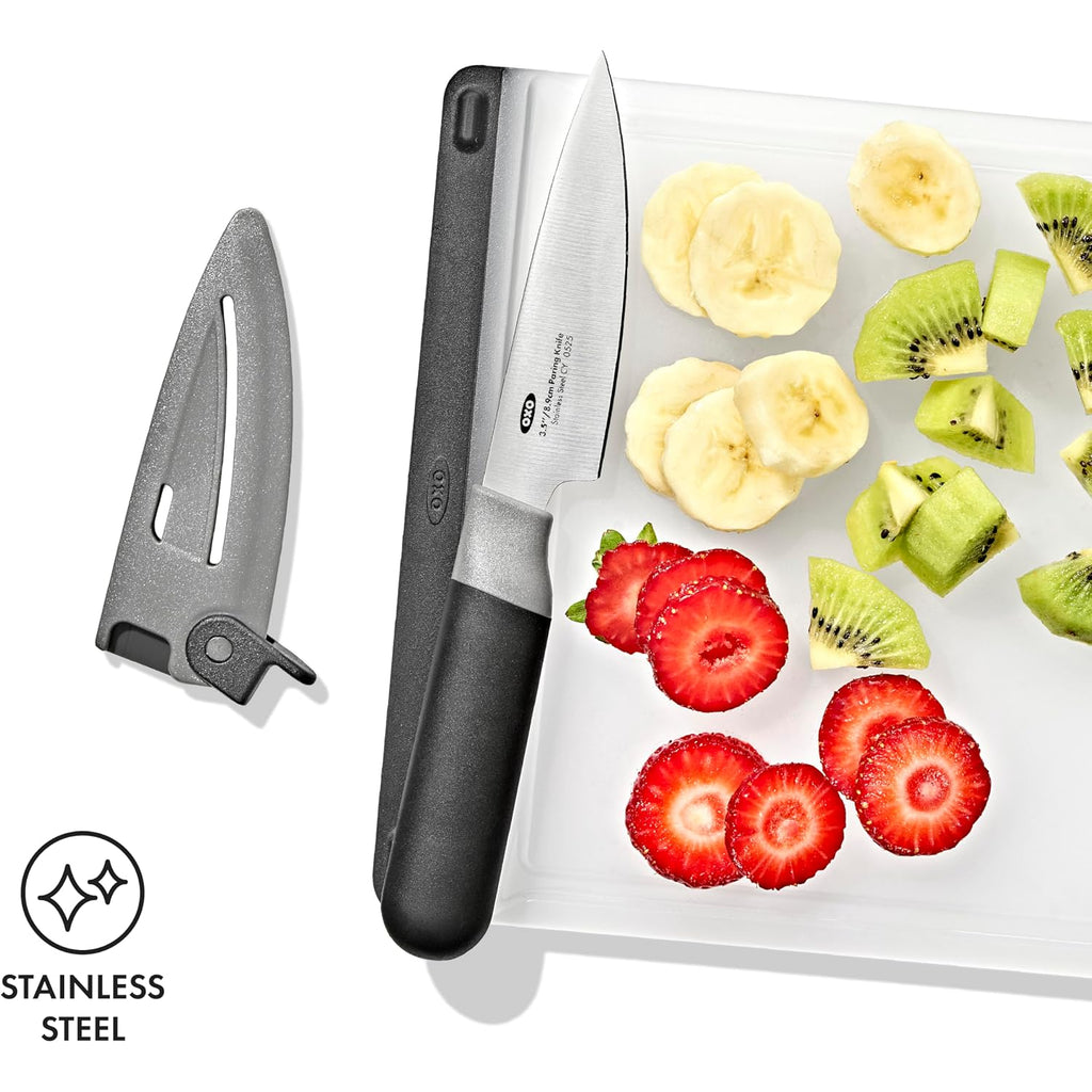 Oxo Good Grips 3.5 In Paring Knife With Locking Sheath