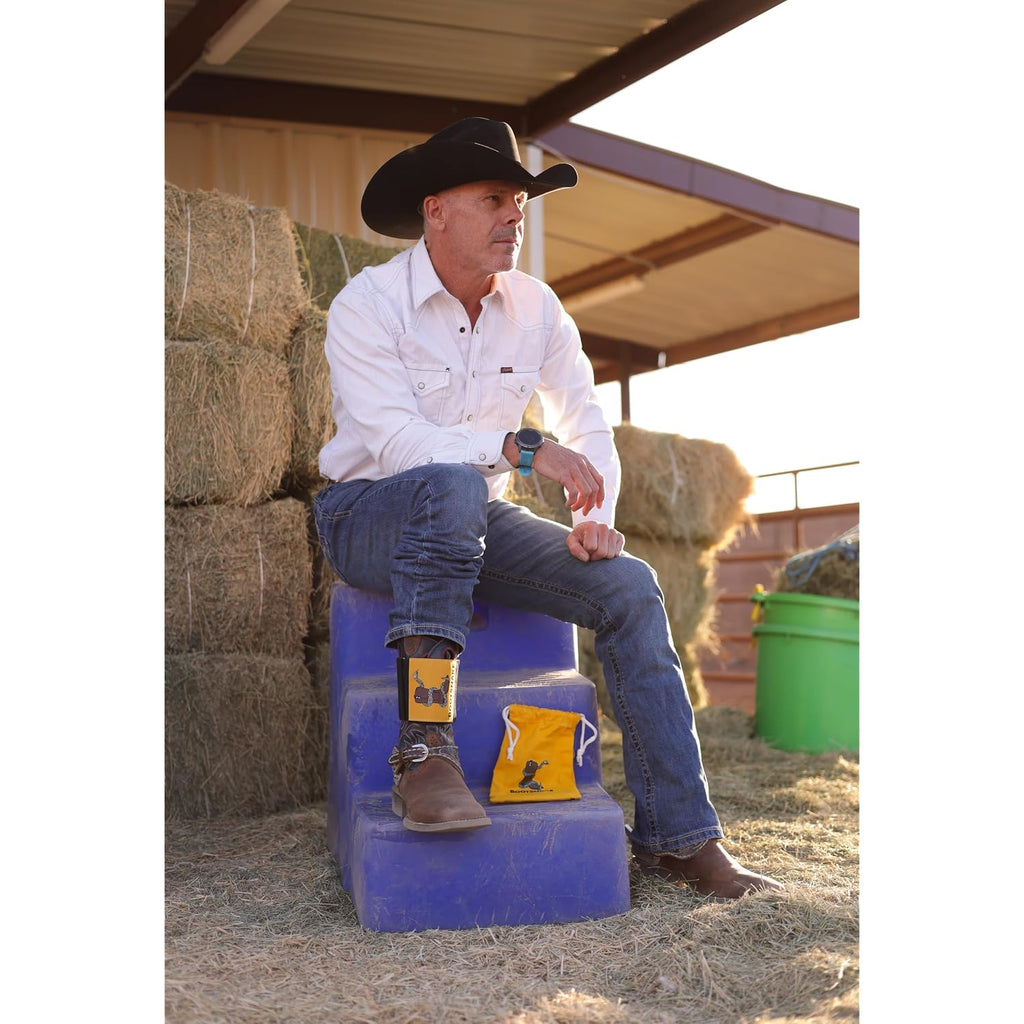 Bootsnake Cowboy Boot Accessory Strap, Reduces Boot Lines, Keeps Pant Legs Smooth, Blocks Dirt And Debris