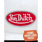 Von Dutch Unisex Trucker Hat - Curved Bill Mesh Back Retro Classic Colorblock Snapback Baseball Cap For Men And Women