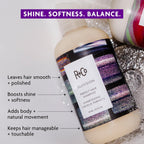 R+Co Television Perfect Hair Shampoo – Hydrating & Smoothing Hair Cleanser, Adds Shine & Softness, All Hair Types