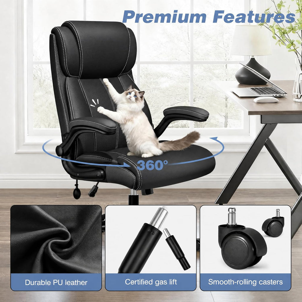 Ergonomic Office Chair, Desk Chair With Adjustable Lumbar Support