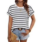 Womens Tops Short Sleeve Shirts Summer Outfits 2026 Spring Dressy Casual Clothes Clothing