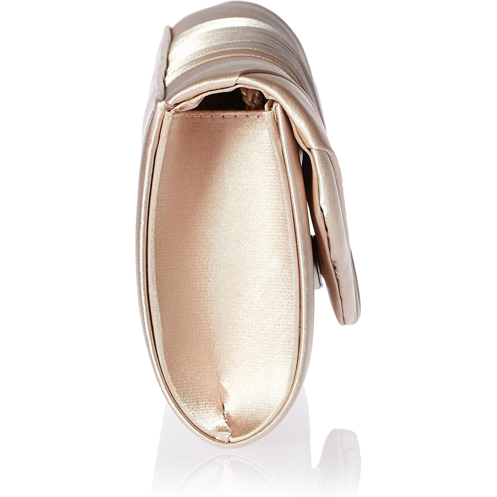 Jessica Mcclintock Women'S Angel Satin Tuxedo Flap Evening Clutch | Satin