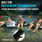 Floating Cooler For Pool, Lake, River & Kayak - Holds Up To 24 Cans With Ice - Leakproof Insulated Cooler For River Floating