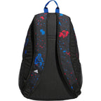 Adidas Foundation Backpack, Splatter Black/Bright Royal Blue, Osfa