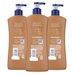 Vaseline Intensive Care Body Lotion Cocoa Radiant 3 count for Dry Skin Lotion Made with Ultra-Hydrating Lipids and Pure Cocoa Butter for a Long-Lasting, Radiant Glow 20.3 Oz